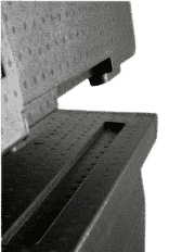 Conteneur isolant-Distrifresh-GN11-93L- détail-rail