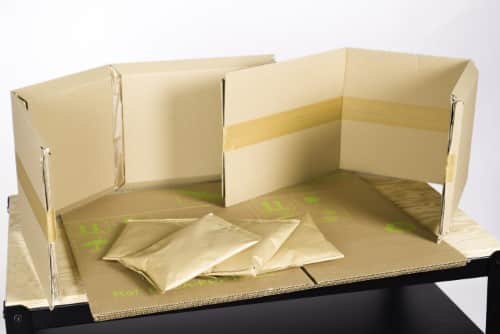 emballage isolant-carton-produits thermosensibles-gel kraft-colis